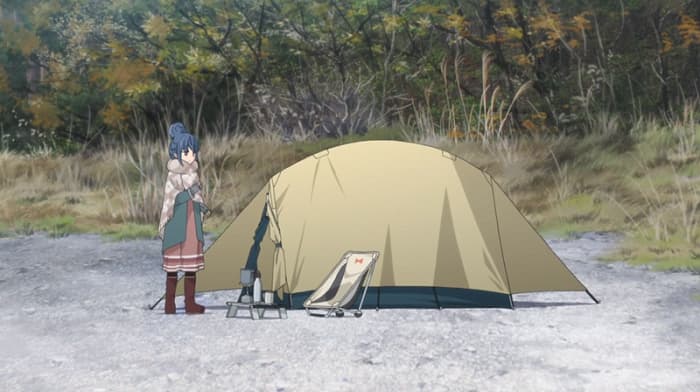 ゆるキャン△で志摩リン(りんちゃん)が使用していたテント